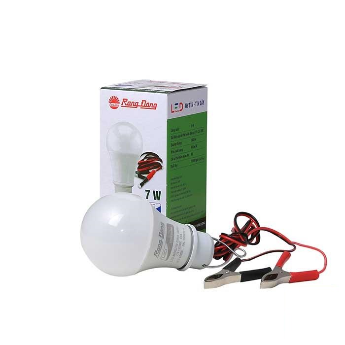 Đèn Led bulb 12-24VDC rạng đông (7W/9W) kẹp