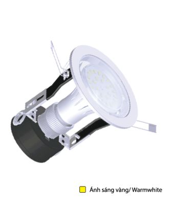 LED Downlight 5W Warmwhite 3.5 Inch Chụp Phẳng Trong LRD01