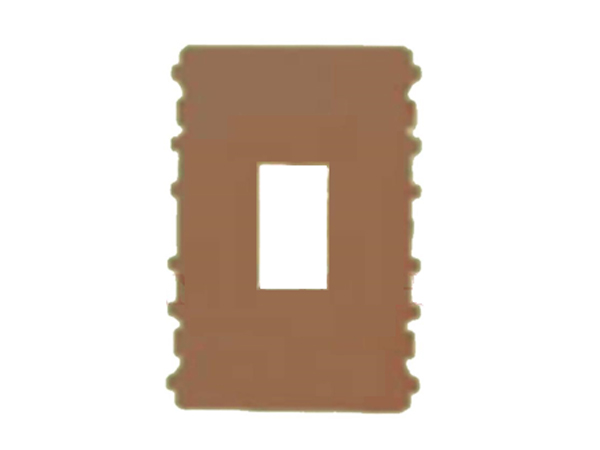 Mặt che cầu dao an toàn (màu đồng)