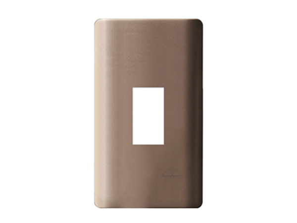 Mặt cho MCB 1 cực, màu đồng